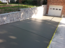Concrete partial driveway replacement